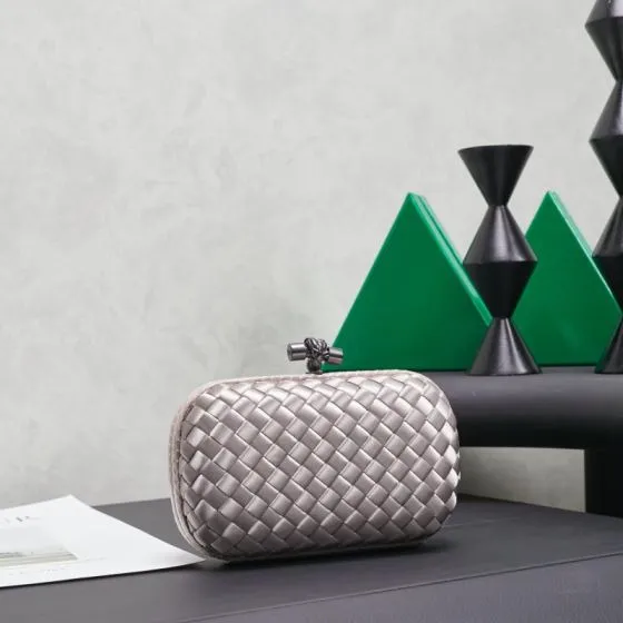 Bottega Veneta Silver shoulder bag 1 1 Replica