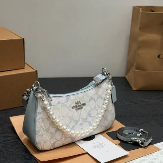 Coach Blue shoulder bag Premium Replica
