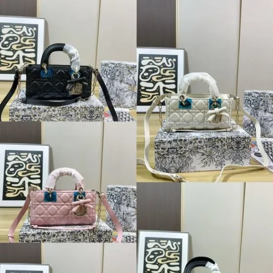 Dior Lady Black 22x12 crossbody Top Quality Replica