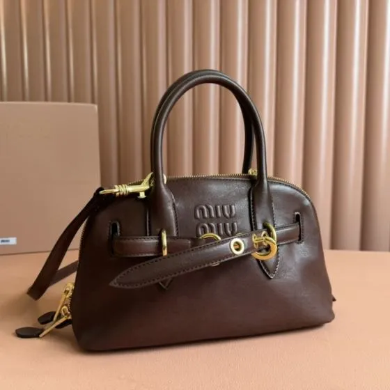 Miu Miu Brown 25x18x10cm shoulder bag Premium Replica