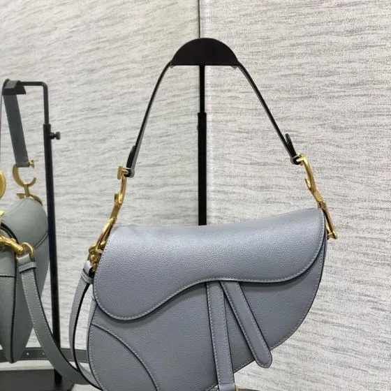 Dior Saddle Gray crossbody Premium Replica