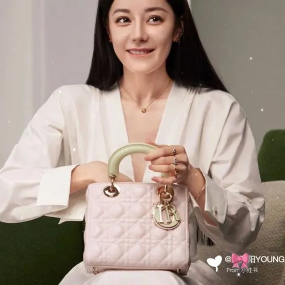 Dior Lady Pink handheld Premium Replica