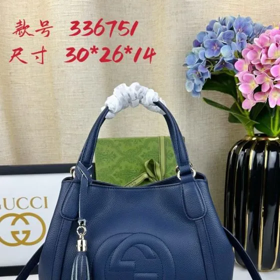 Gucci Soho Blue 30x26x14cm shoulder Premium Replica