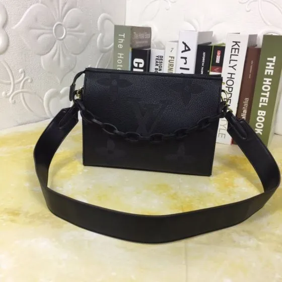 Louis Vuitton M47542 Black Monogram Empreinte 25-20-5cm crossbody — 1:1 Replica