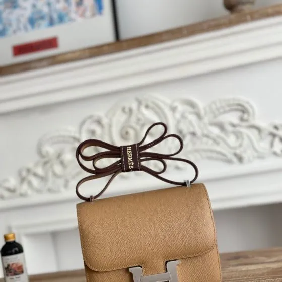 Hermes Constance Gold crossbody — 1:1 Replica