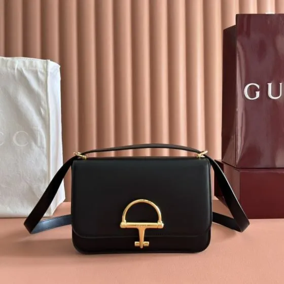 Gucci Siena Black shoulder AAA Quality Replica