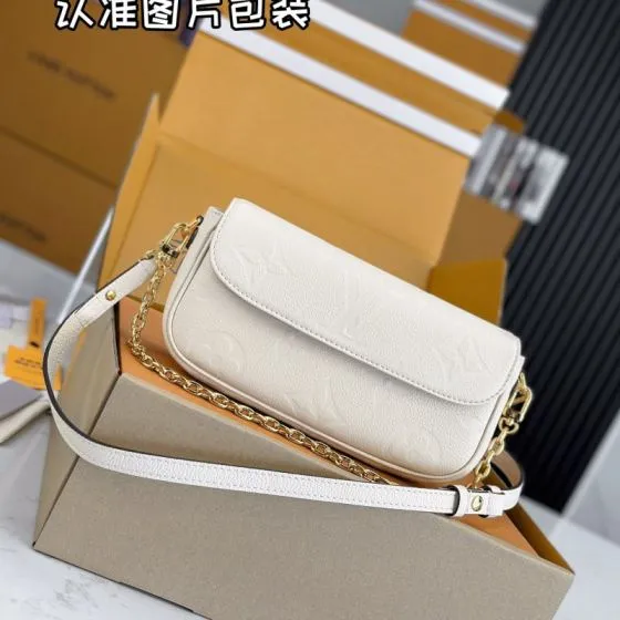 Louis Vuitton M82210 White Monogram Empreinte shoulder — Premium Replica