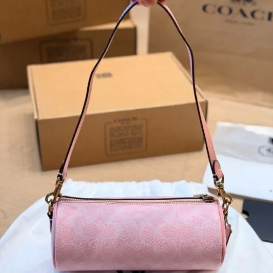 Coach Pink 25x18x10cm shoulder bag 1 1 Replica