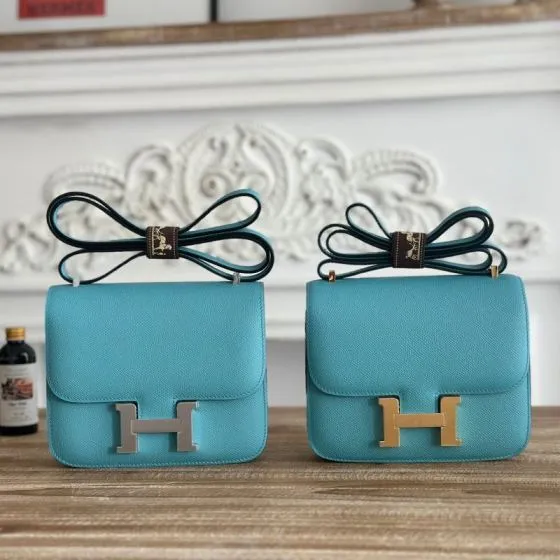 Hermes Constance Blue crossbody — Top Quality Replica