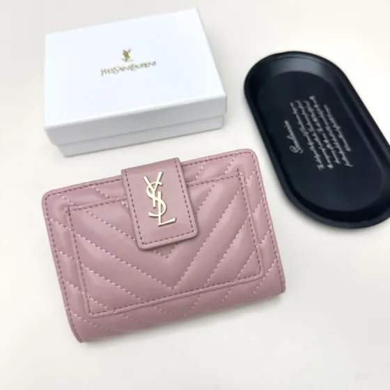 Saint Laurent Pink wallet — AAA Quality Replica