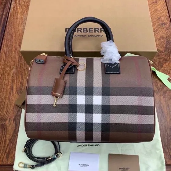 Burberry Brown shoulder bag Top Quality Replica