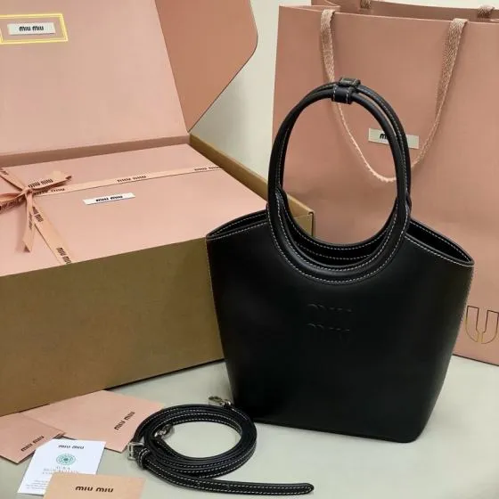 Miu Miu Black shoulder bag Top Quality Replica