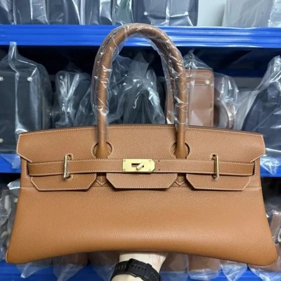 Hermes Birkin Gold Brown handbag — AAA Quality Replica