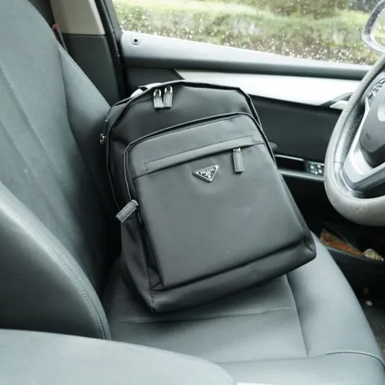Prada Nylon black 32x49x15cm backpack Premium Replica