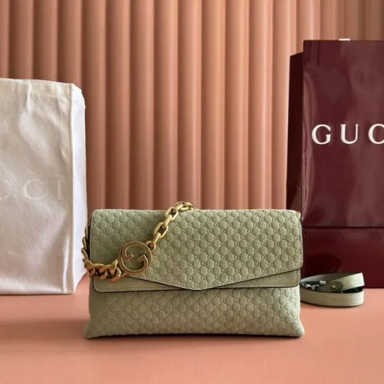 Gucci GG Marmont Green shoulder Top Quality Replica