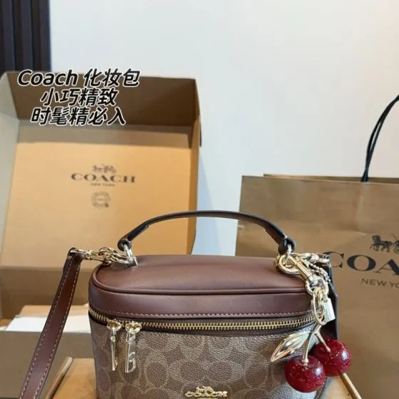 Coach Brown 25x18x10cm shoulder bag Top Quality Replica