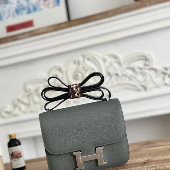 Hermes Constance Grey crossbody — Premium Replica