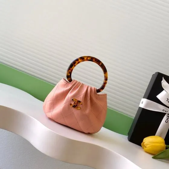 Chanel Pink handbag 1 1 Replica