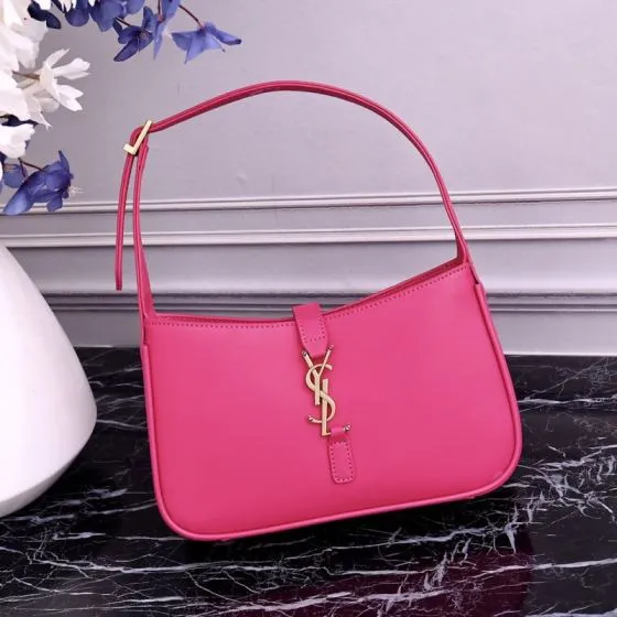 Saint Laurent Hot Pink 23x16x6 5cm shoulder — Top Quality Replica