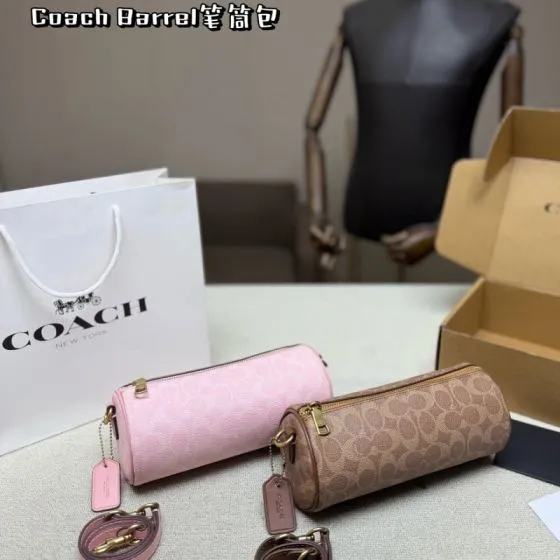 Coach Pink shoulder bag 1 1 Replica