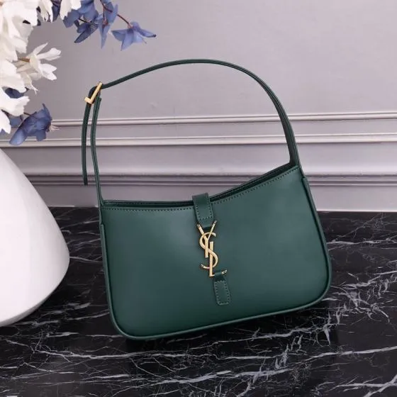 Saint Laurent Green 23x16x6 5cm shoulder — Top Quality Replica