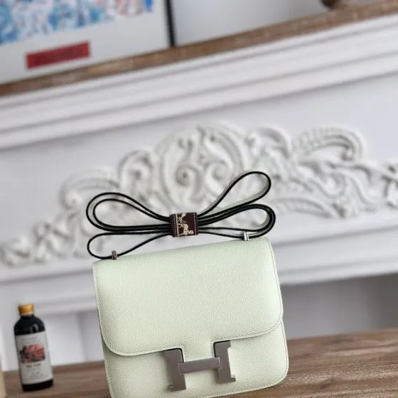 Hermes Constance Light green crossbody — AAA Quality Replica