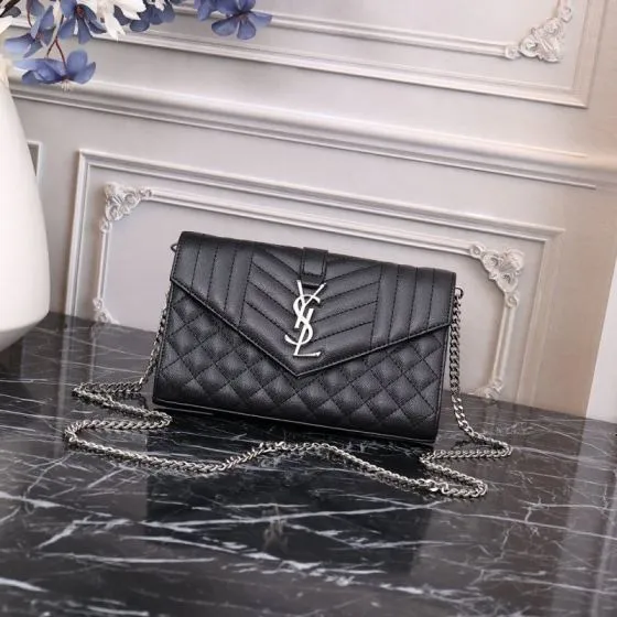 YSL LouLou Black 22x15x6cm crossbody — 1:1 Replica