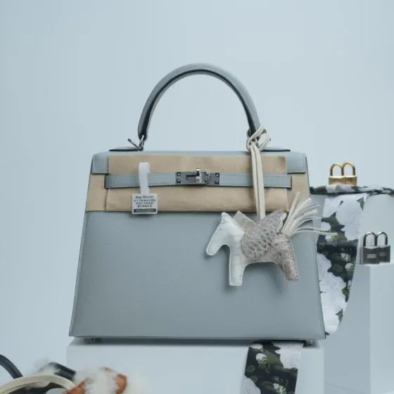 Hermes Kelly Light Blue Epsom everyday Top Quality Replica