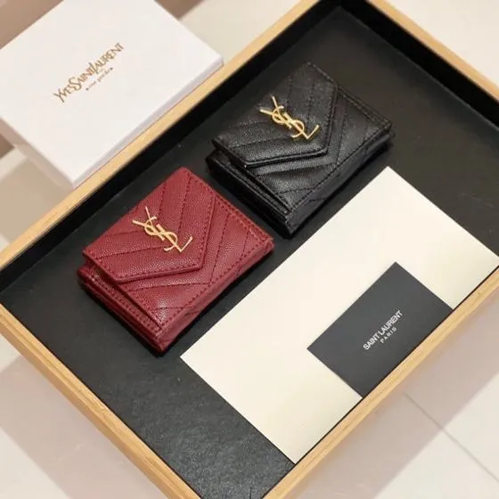 Yves Saint Laurent Wallet on Chain Black crossbody Top Quality Replica
