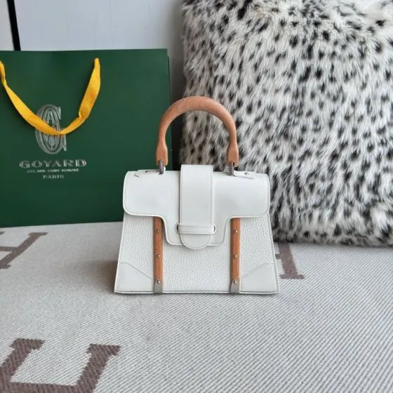 Goyard White 18x12cm shoulder bag Premium Replica