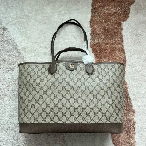 Gucci GG Supreme Beige Brown tote Premium Replica