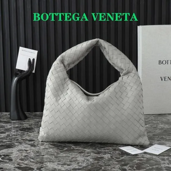 Bottega Veneta Gray 25x18x10cm shoulder bag Top Quality Replica