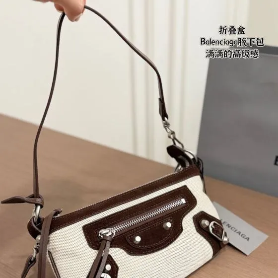 Balenciaga Brown 18x12cm shoulder bag AAA Quality Replica