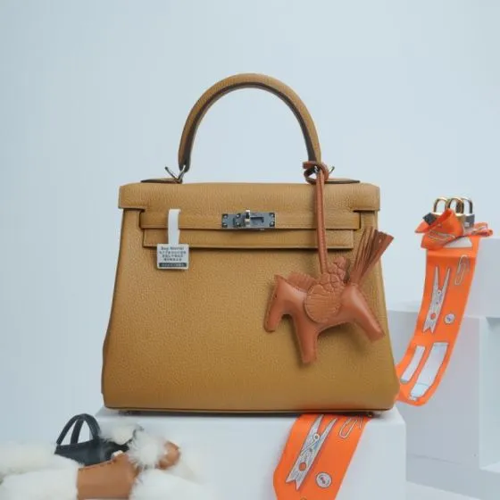 Hermes Kelly Gold Togo shoulder Top Quality Replica