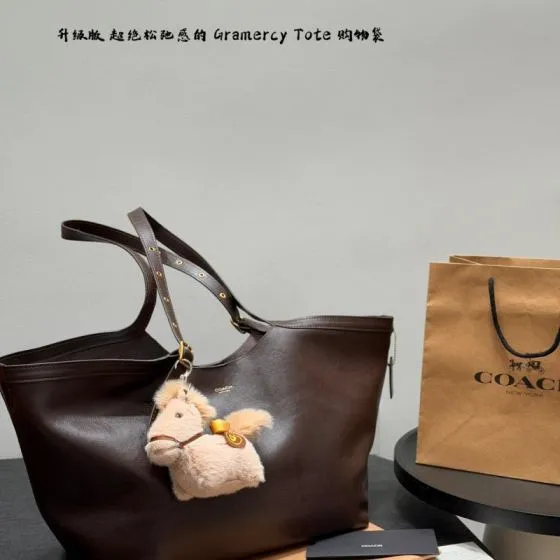 Coach Brown shoulder bag AAA Quality Replica