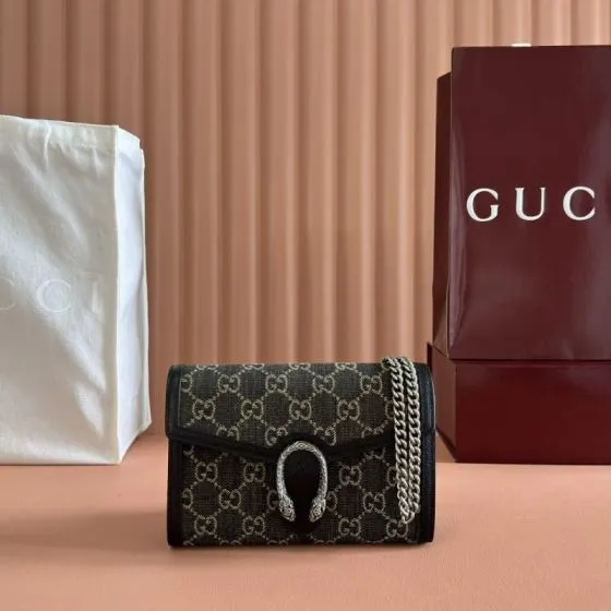Gucci 401231 GG canvas 20 13 5 4cm crossbody Premium Replica