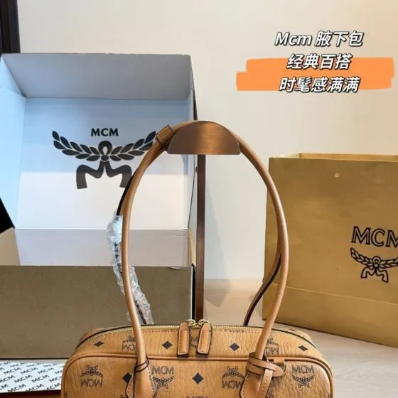 MCM Monogram 25x18x10cm shoulder bag Premium Replica