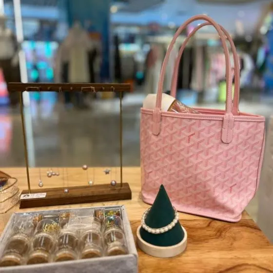 Goyard Pink 18x12cm shoulder bag Top Quality Replica