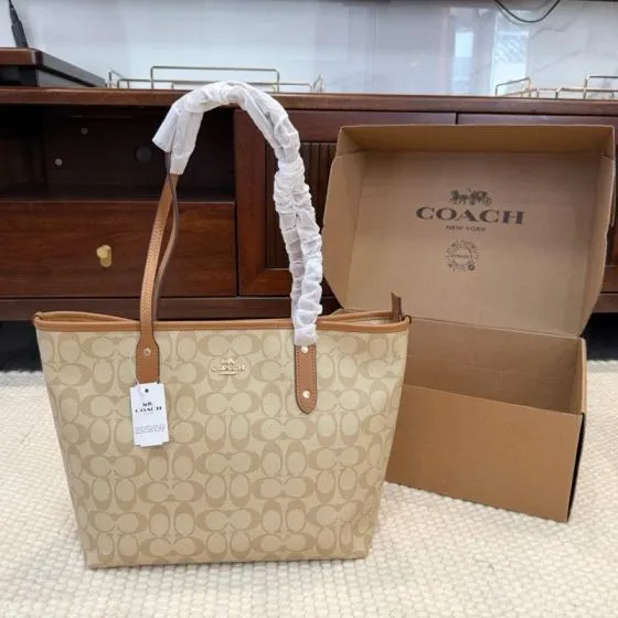 Coach Monogram shoulder bag AAA Quality Replica