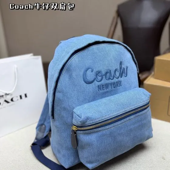 Coach Blue shoulder bag 1 1 Replica