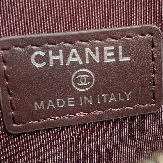 Chanel Burgundy 12x9 5cm evening AAA Quality Replica