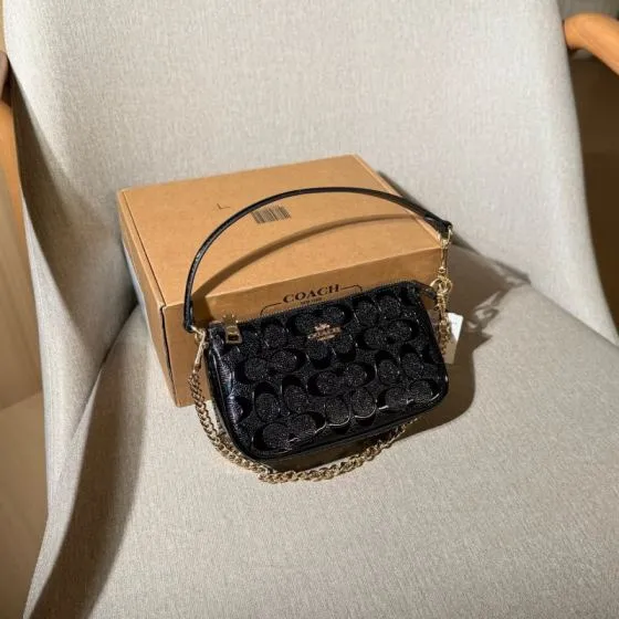 Coach Black 25x18x10cm shoulder bag Premium Replica