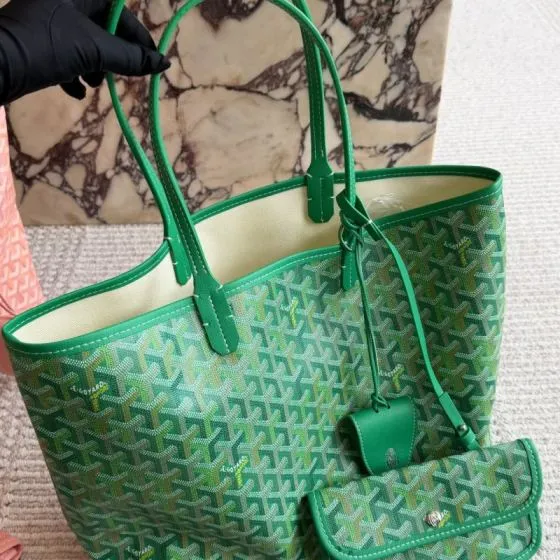 Goyard Green 30x22x12cm shoulder bag 1 1 Replica
