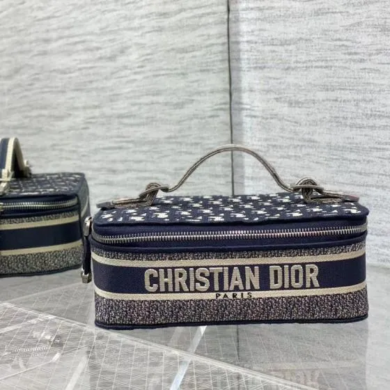Dior Navy Blue Beige travel AAA Quality Replica