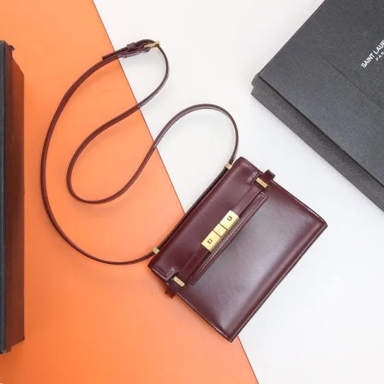 Saint Laurent Burgundy crossbody — 1:1 Replica