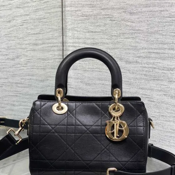 Dior Lady Black shoulder AAA Quality Replica