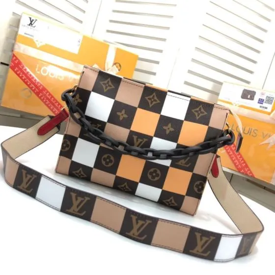 Louis Vuitton Monogram checkered multicolor W25H20D5 crossbody Premium Replica