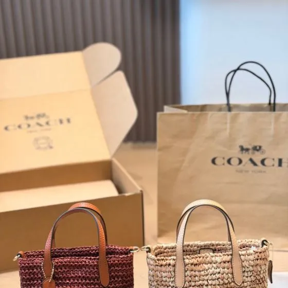 Coach City Brown 38x28x15cm shoulder bag Top Quality Replica