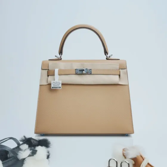 Hermes Kelly Beige Epsom handbag AAA Quality Replica