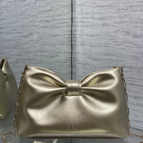 Dior Metallic Gold shoulder 1 1 Replica